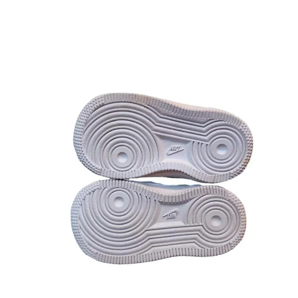 Baby Nike Air Force 1 LV8 Low White Black Metallic Gold Toddler Size 4 DM3387 - Picture 7 of 7